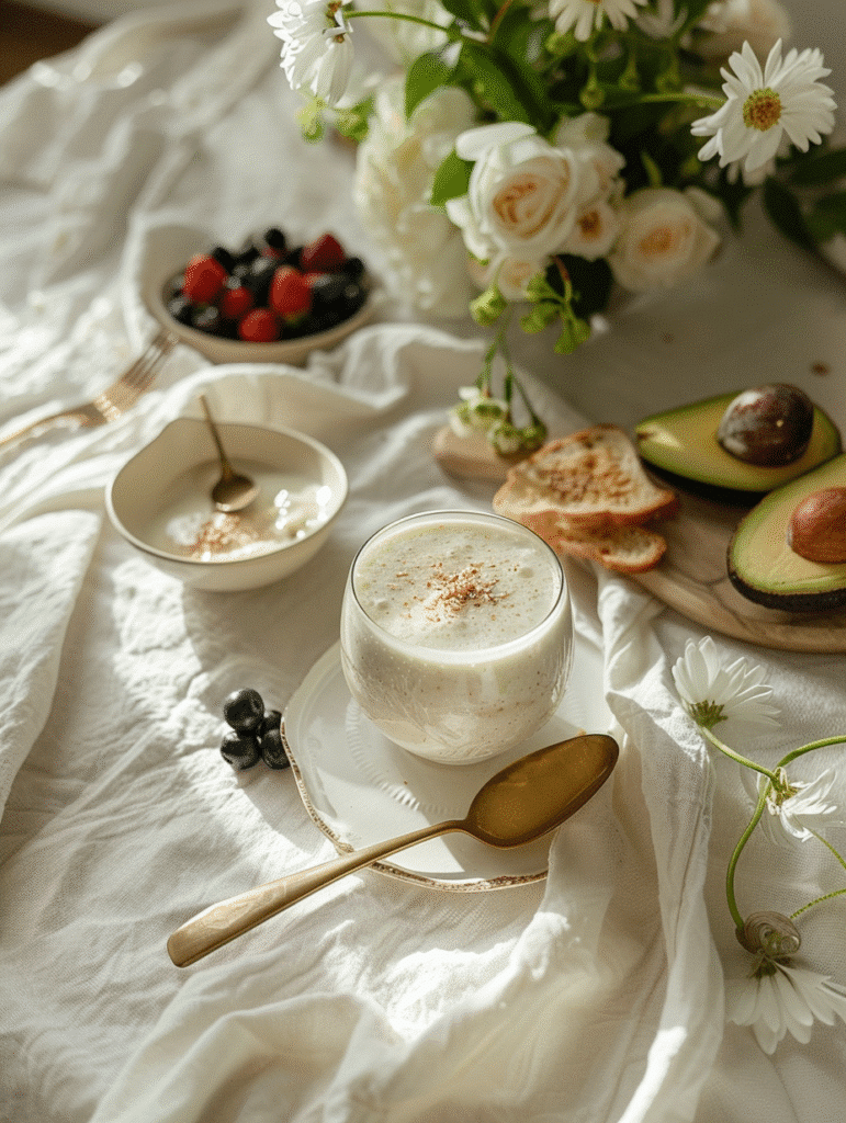 Home 3 high protein vanilla smoothie